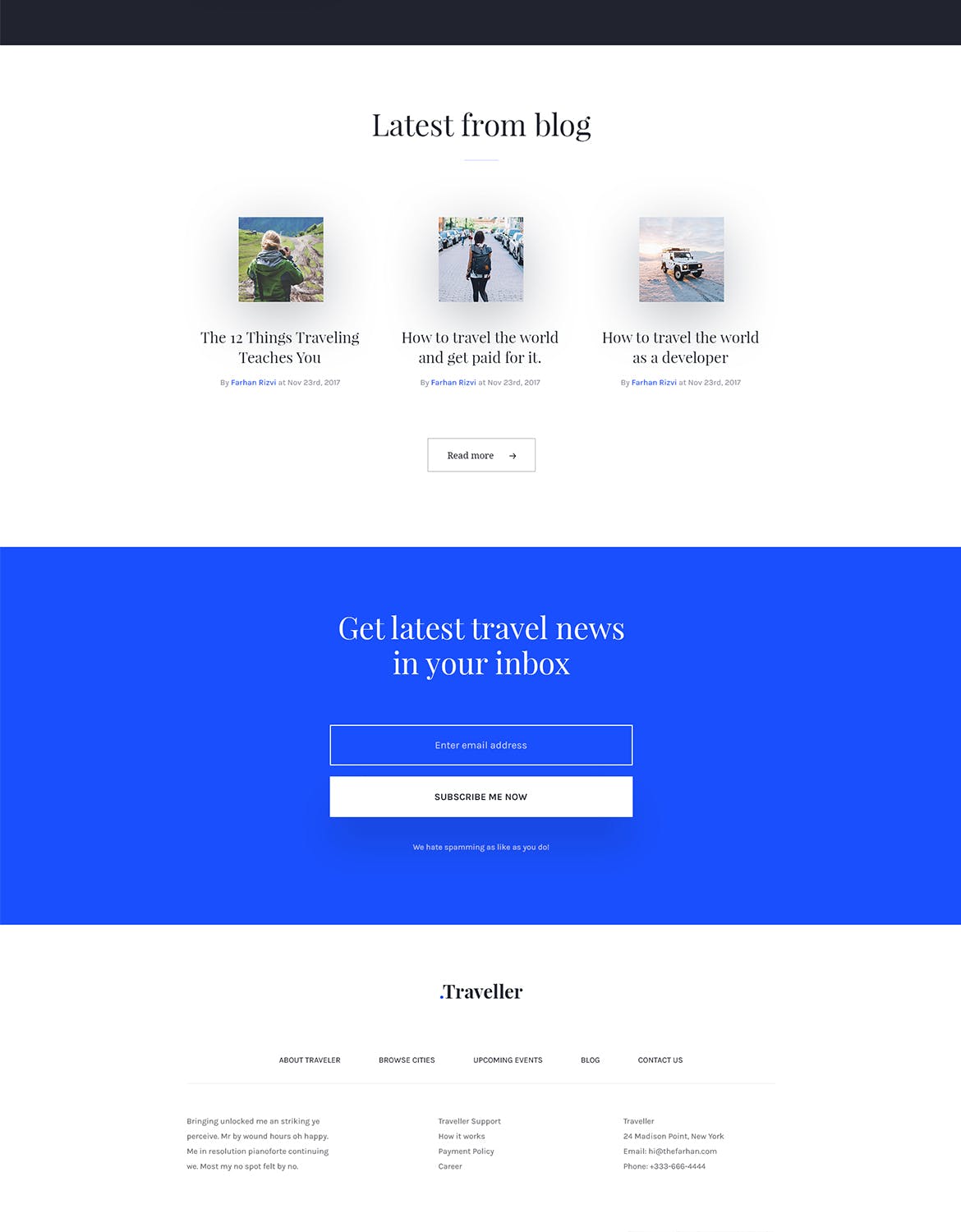 6组适用于不同行业网站着陆页UI设计模板 Website UI Kit插图(4)