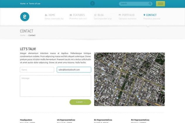 初创公司/创意机构官网设计PSD网站模板 Nameless – Creative Agency PSD Template插图(7)