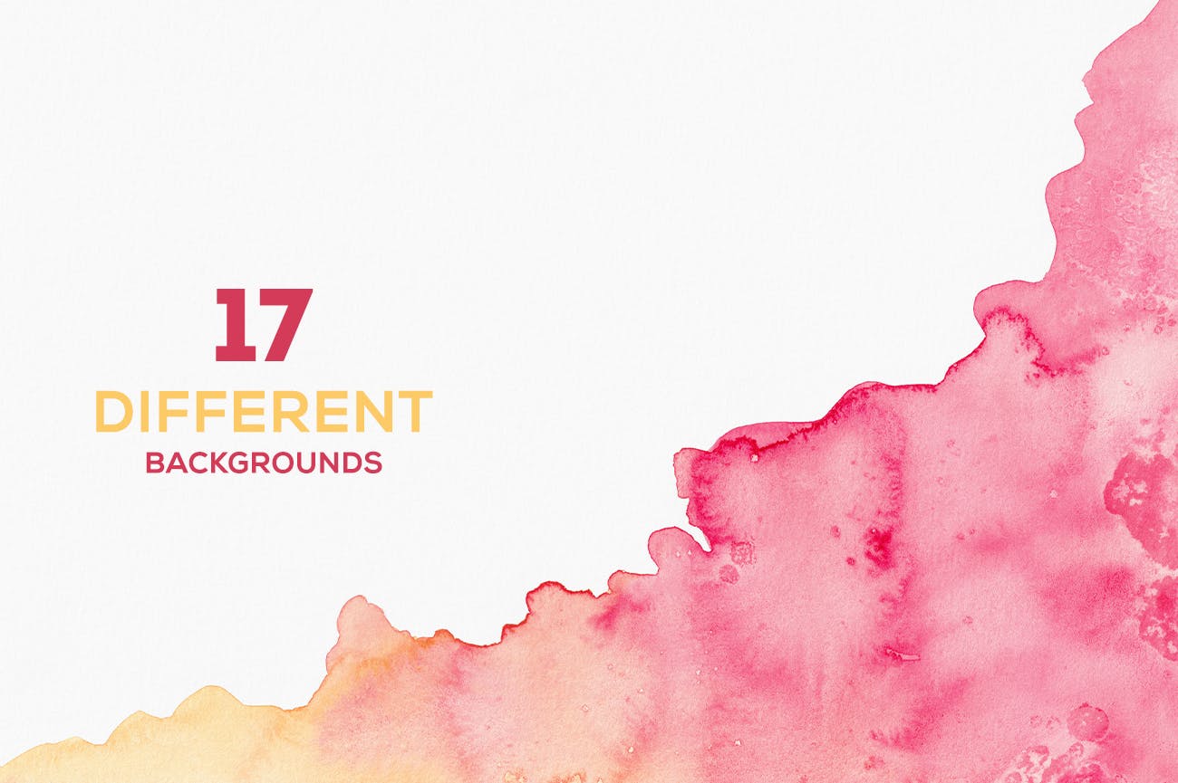 浅色水彩肌理纹理背景素材 Watercolor Backgrounds插图(3)