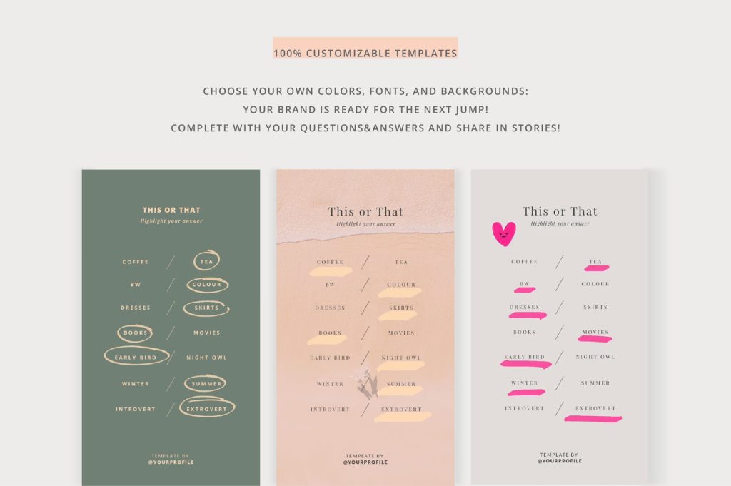 素材库下午茶：一组手绘风问答UI原型模版打包下载[psd]插图(1)