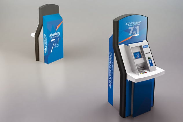 高品质易拉宝海报广告展示样机模板 Advertising Display Mockups插图(3)