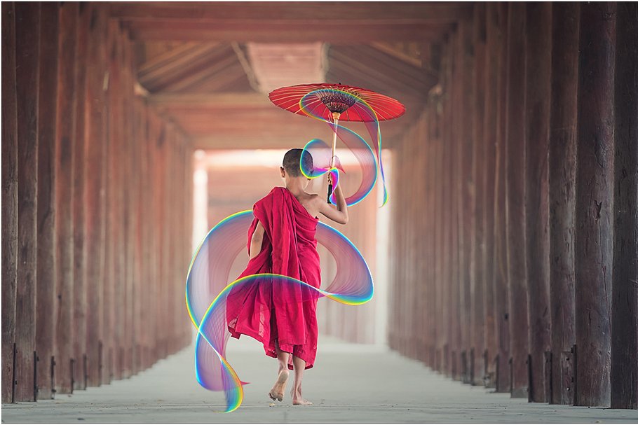 5K高清高分辨率彩虹叠层背景 5K Rainbow Perfection Overlays插图(1)