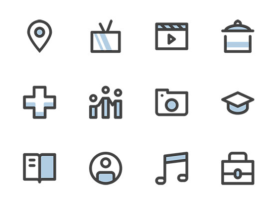 18 枚应用分类图标素材之家精选sketch素材