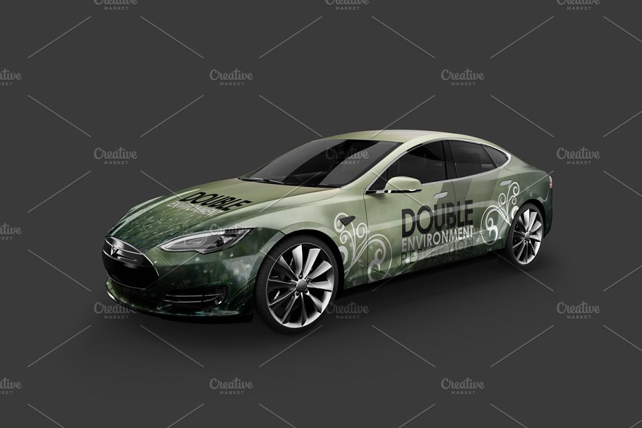 新能源充电汽车样机模板 Electric Car Mock Up插图(5)