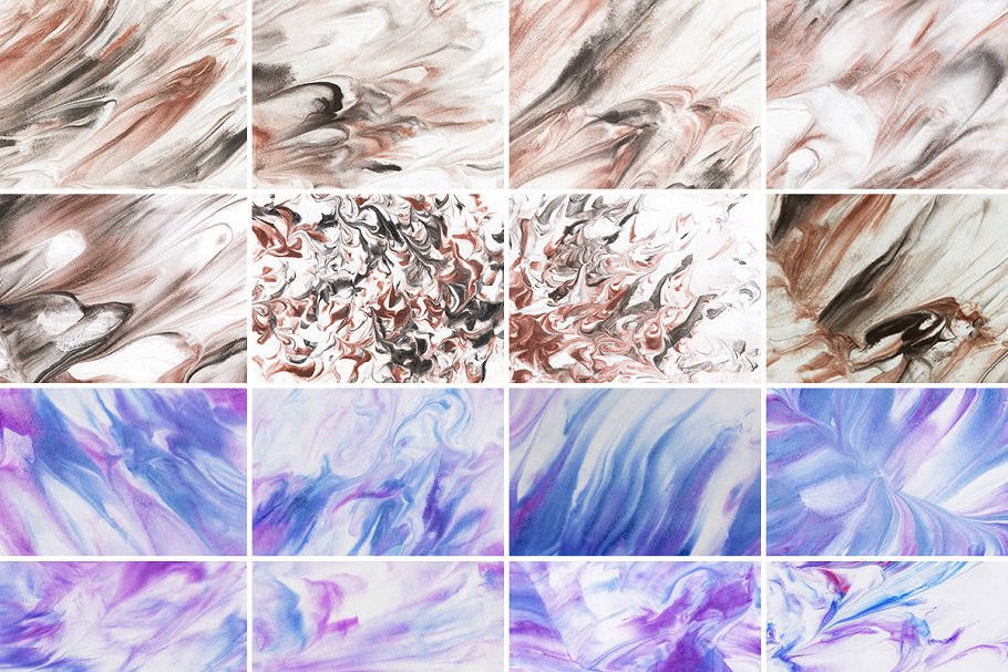 混合色彩水彩纸张纹理 Watercolour Paper Textures插图(3)