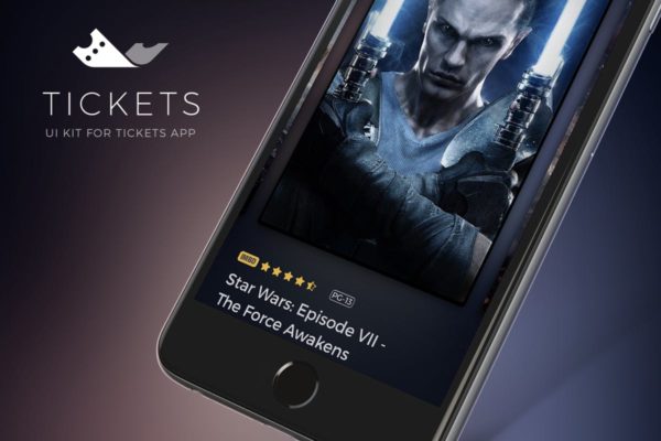 电影票预定 APP UI 套件 Cinema tickets UI Kit