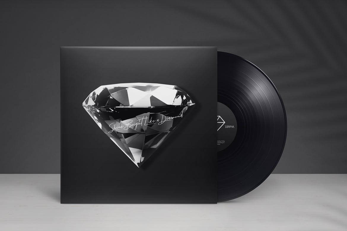 乙烯基唱片专辑设计效果图素材库精选v2 Vinyl Record Album Mock-Ups Vol.2插图(6)