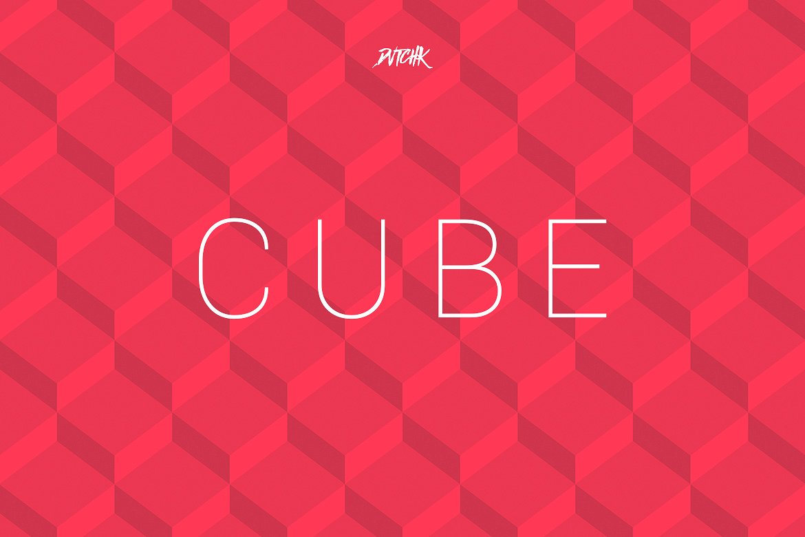 立方体-无缝几何背景(第01卷) Cube | Seamless Geometric | Vol. 01插图(3)