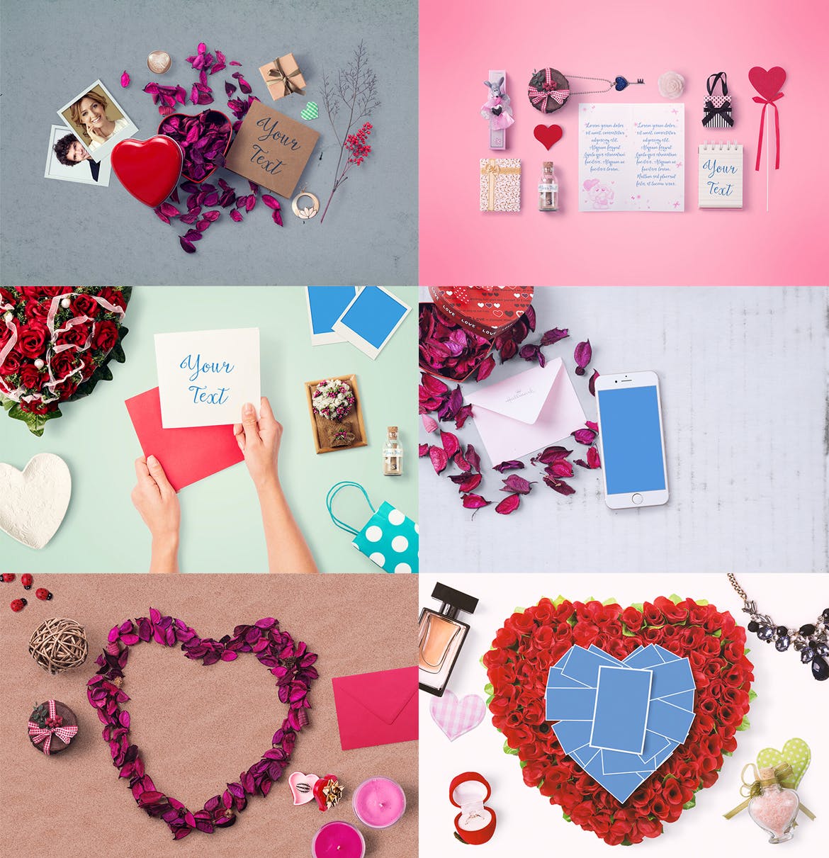 高品质的情人节爱情结婚婚礼元素素材样机展示模型mockups大集合插图(6)