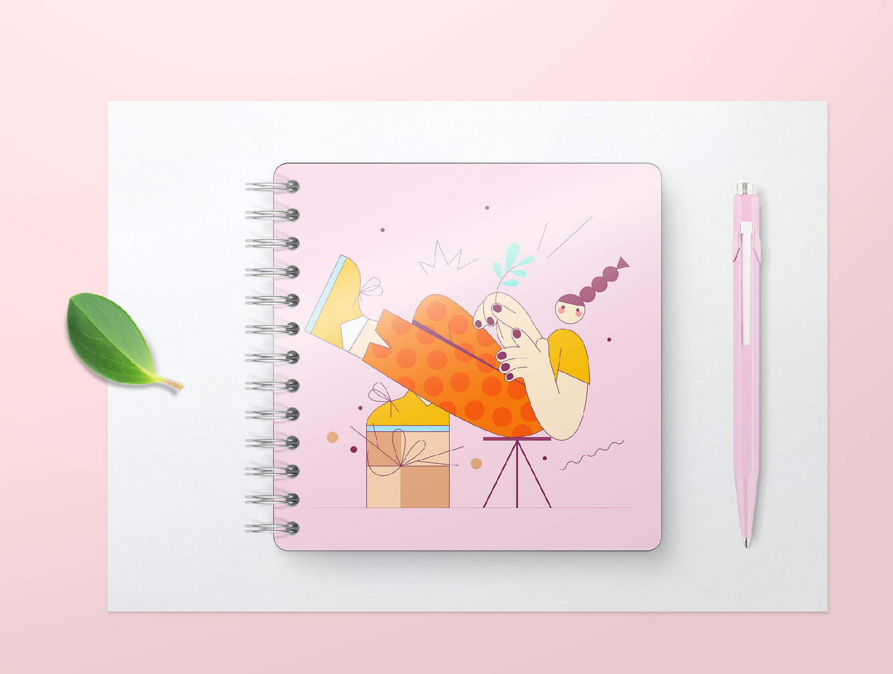 素材库下午茶：10个明亮多彩有趣的人物插画V2插图(5)