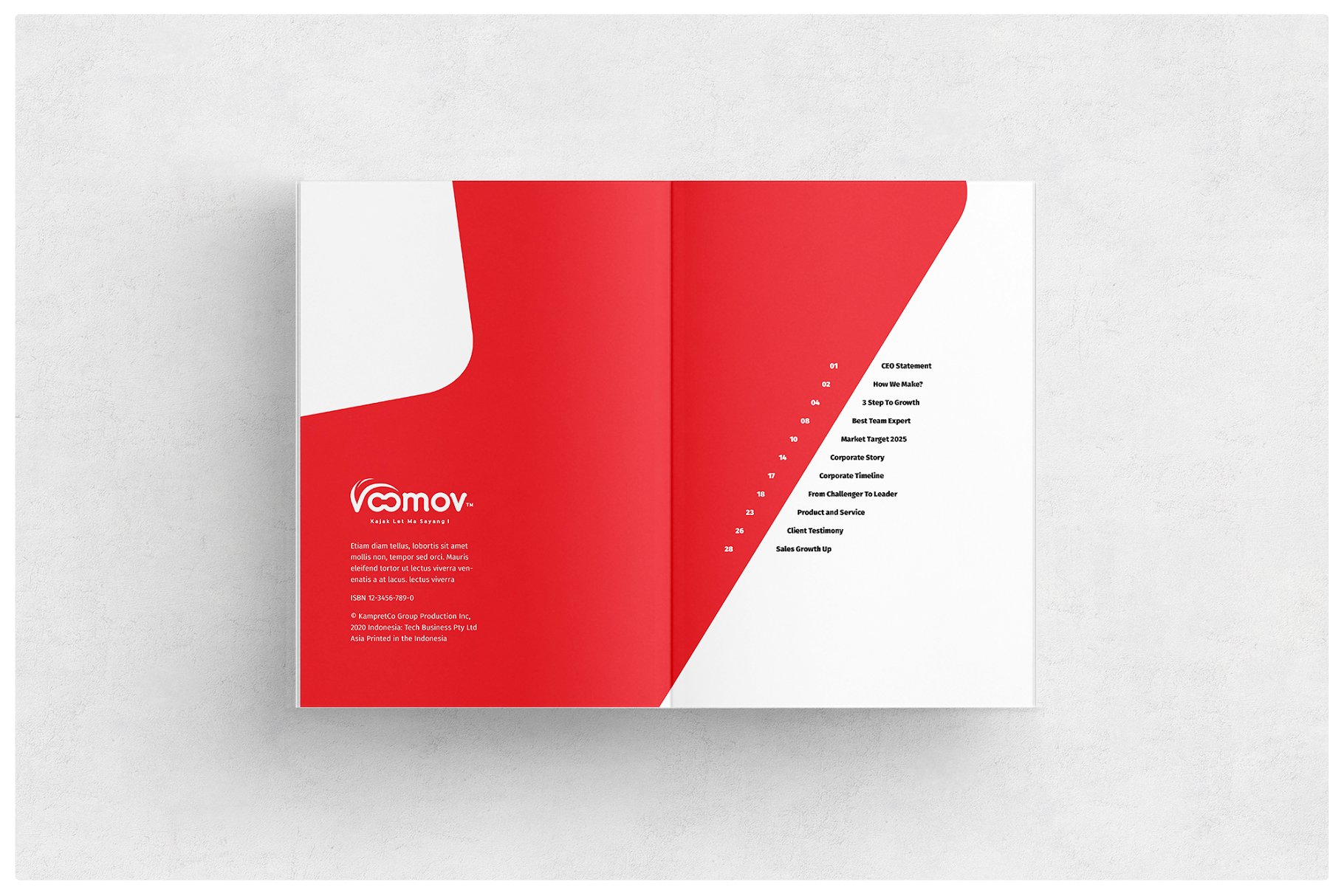 项目招标企业介绍宣传画册模板 Brochure插图(1)