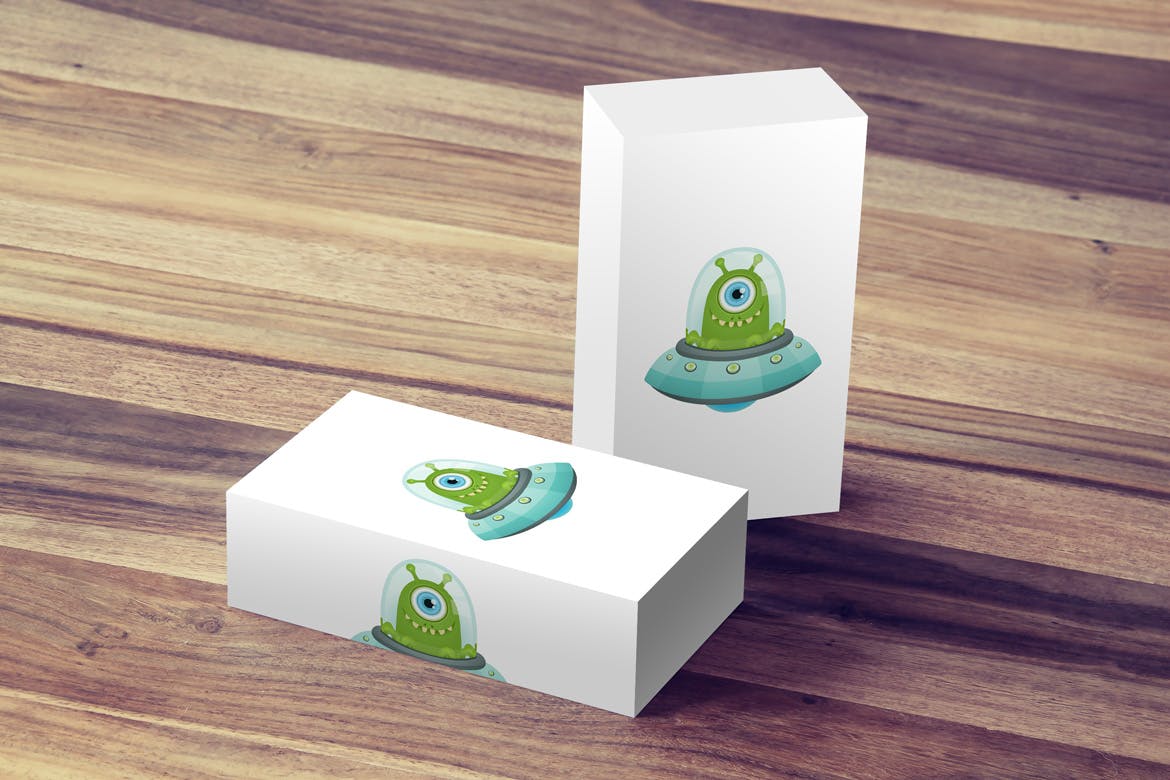 8个不同视角的产品包装盒样机模板 8 Box Mock-ups插图(7)