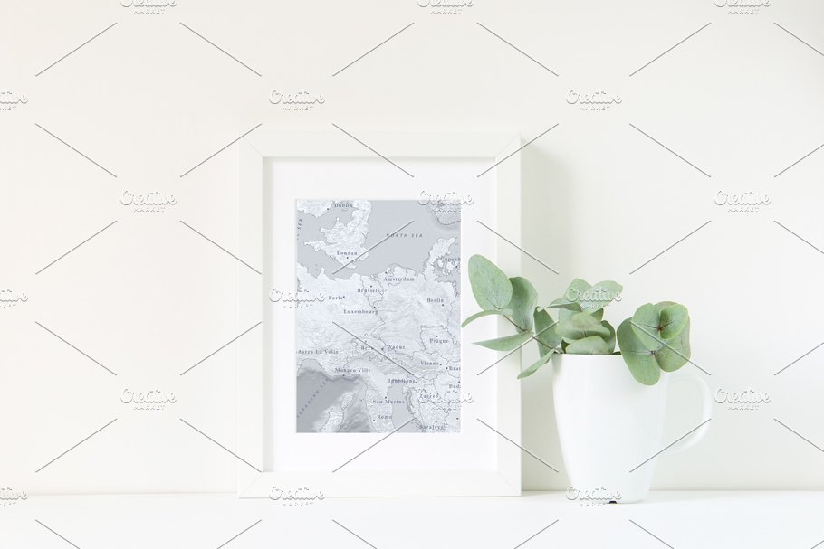 简约风相框样机 Style frame mockup插图(1)