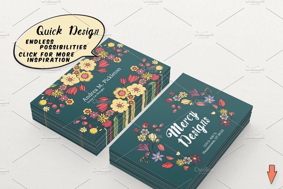 繁花似锦水彩花卉插画集锦 Valley Vector Floral Bundle插图(4)