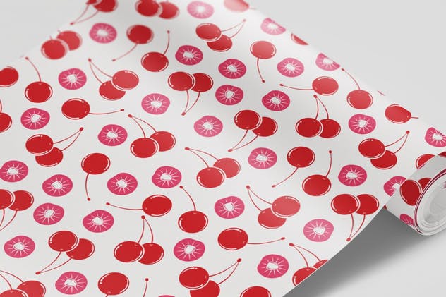 天然果汁图案包装设计无缝纹理v1 Natural Fruit Juices Seamless Patterns Vol1插图(1)