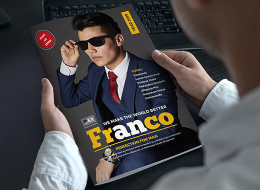 30页时尚的旅行、投资组合杂志模板下载[indd]