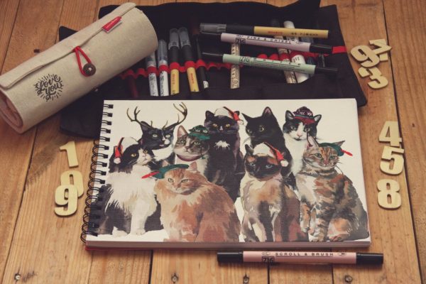 速写本艺术创作展示样机素材库精选模板 Sketchbook