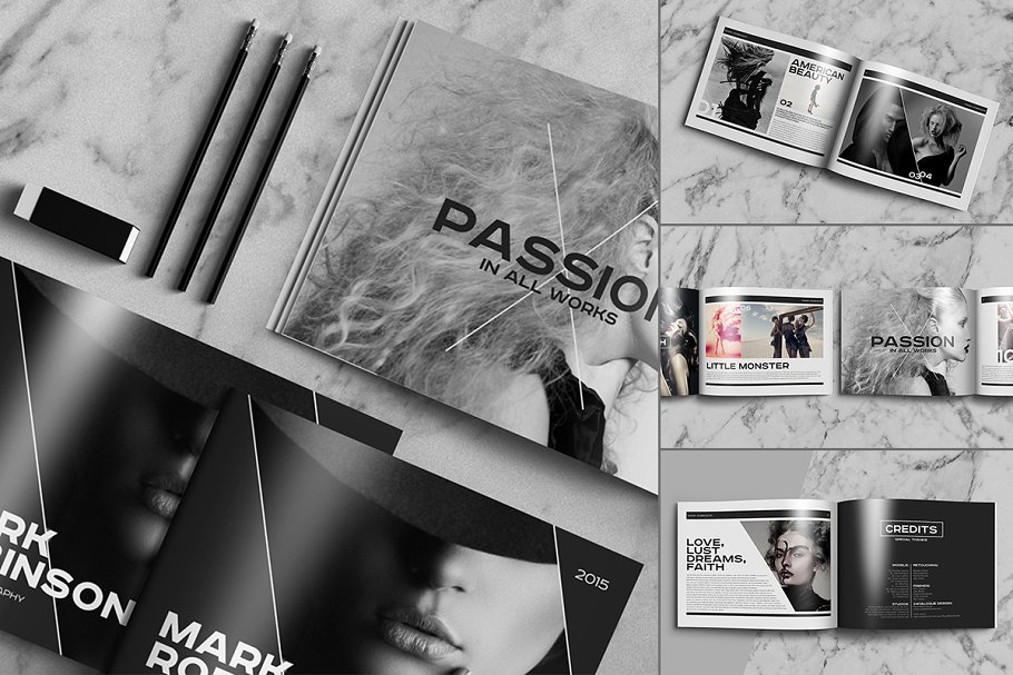 20款创意画册企业文宣手册模板 Big Bundle – 20 Creative Brochures插图(16)