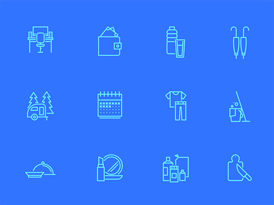 50 枚生活方式图标素材之家精选sketch素材