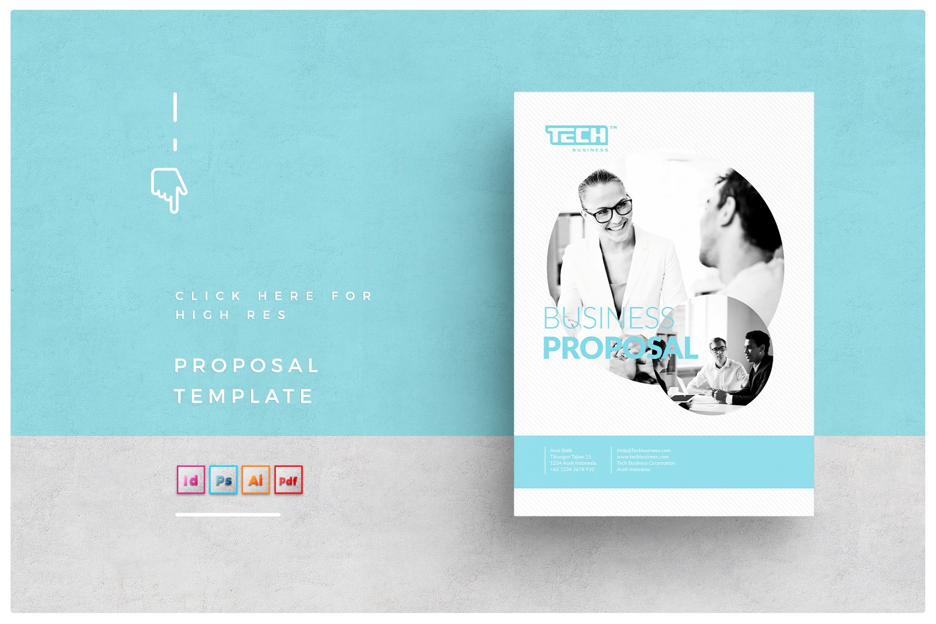 科技创业公司企宣画册模板 Proposal插图