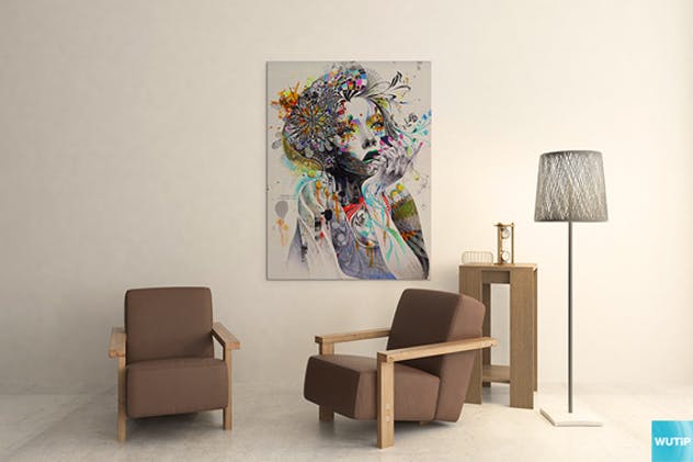 室内橱窗艺术画展样机模板Vol.4 Art Wall Mockups Vol.4插图(10)