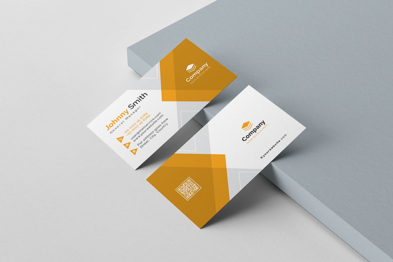 信息科技企业名片版式设计模板 Business Card插图(2)