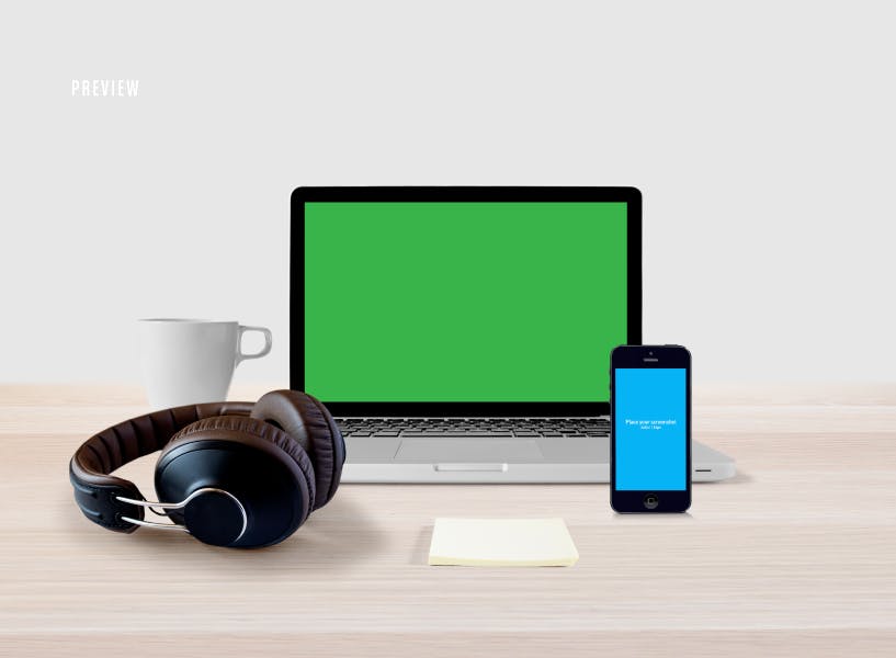 响应式网页设计预览样机套件 Responsive Mock-Up Web Display Kit插图(7)