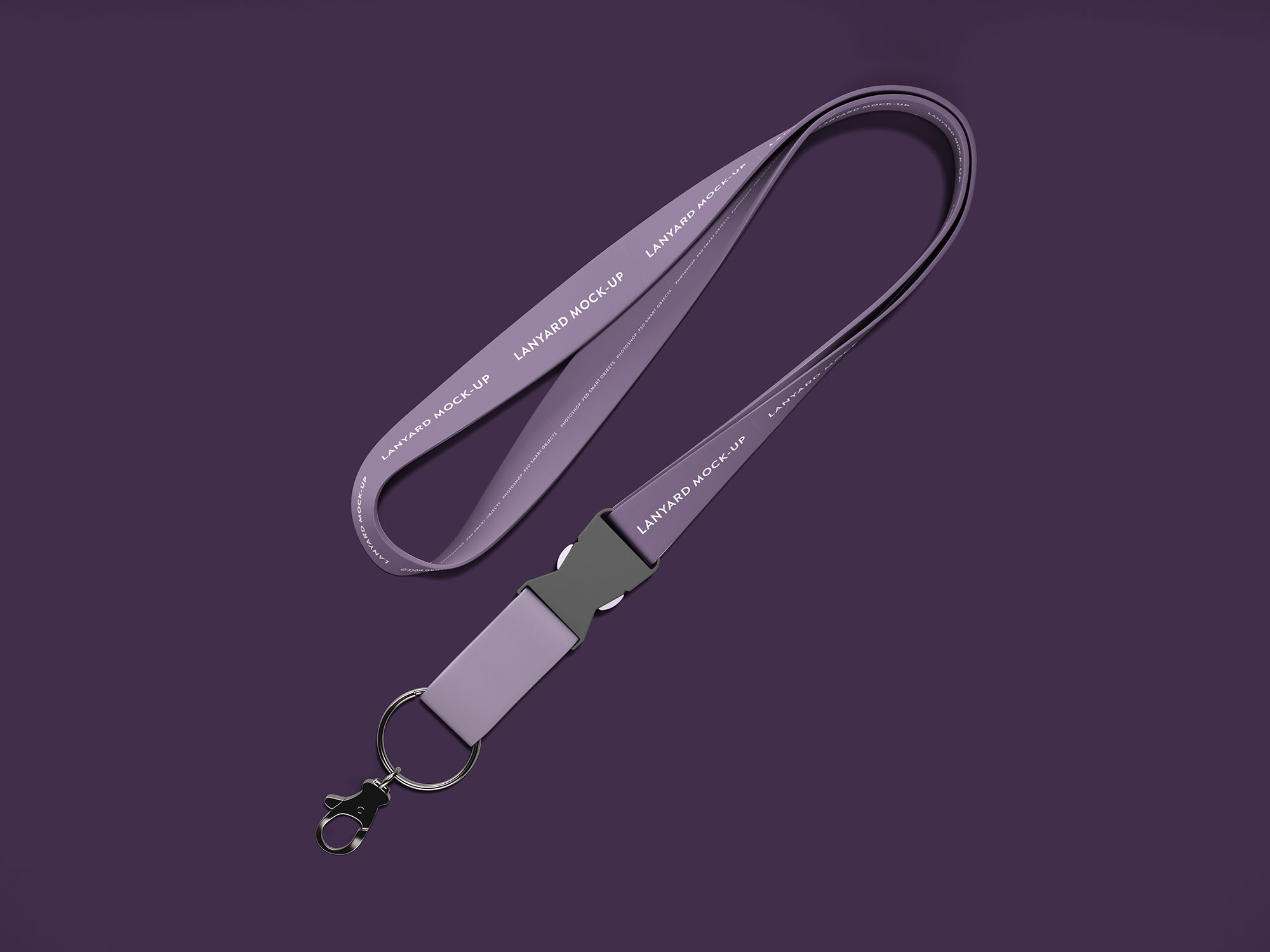 简约挂绳外观设计样机模板 Simple Lanyard Mockup插图(4)