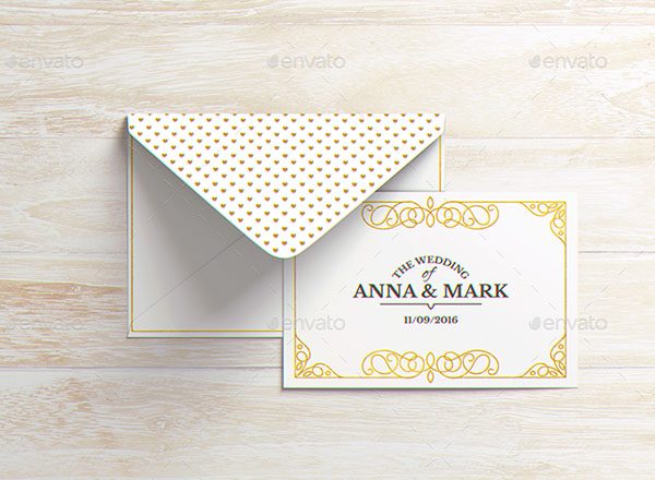 A6明信片和信封邀请传单设计样机 A6 Postcard & Envelope Invitation Flyer MockUp