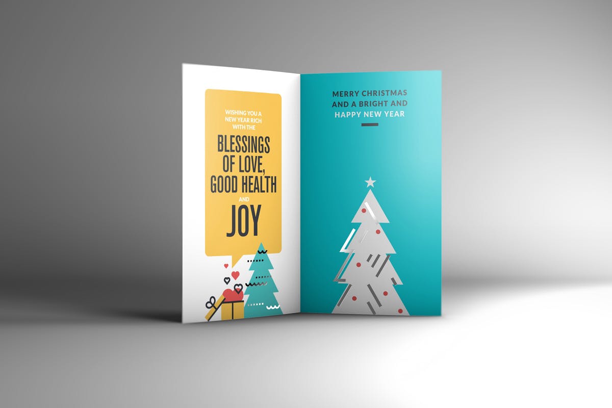 邀请函/明信片/贺卡样机模板 Invitation/ Greeting Card Mockups插图