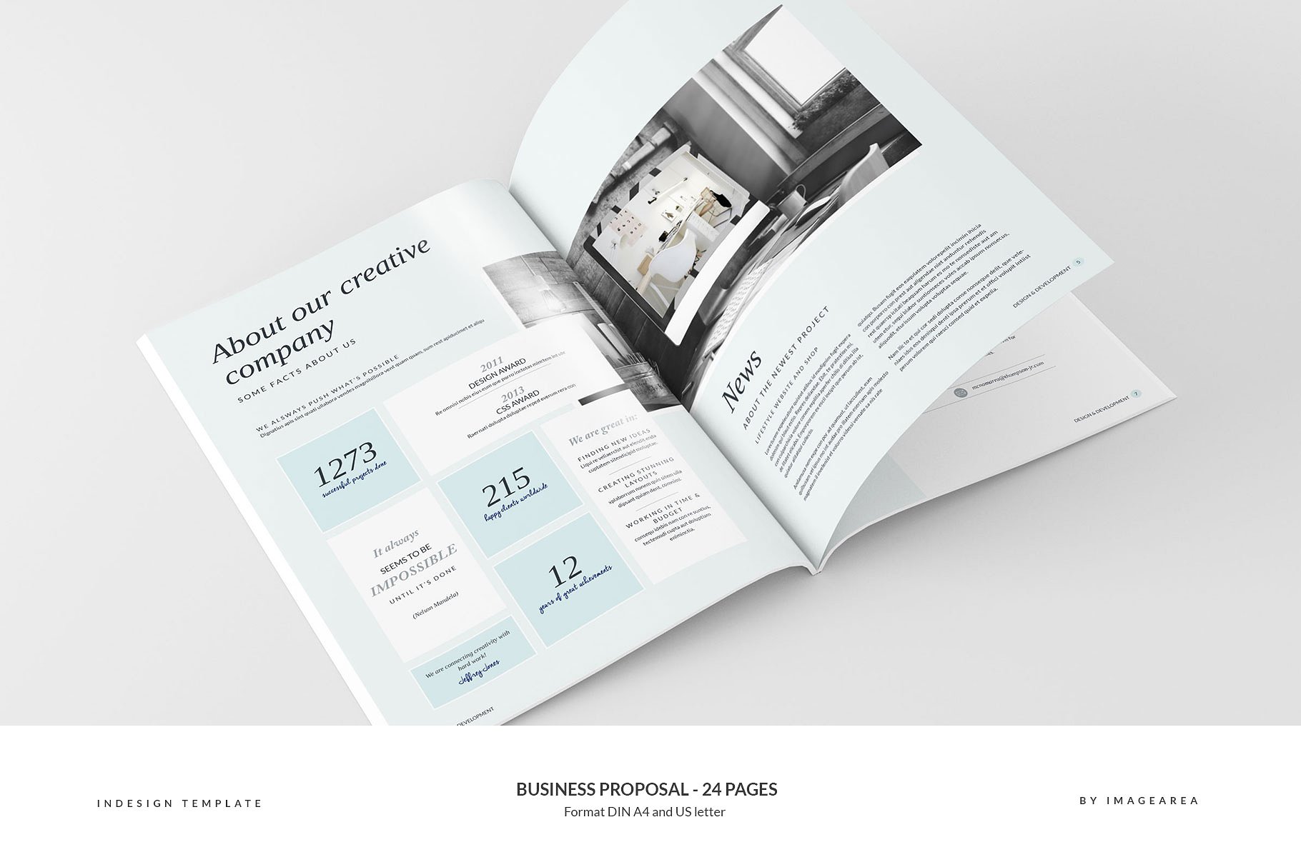 商业策划书计划书设计模板 Business Proposal – 24 pages插图(4)