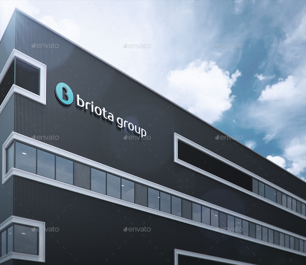 3D标志LOGO高楼墙面展示效果Mockups插图(8)