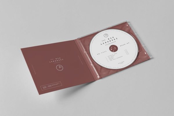 音乐CD盒子外观设计样机 CD Pack Mock-up