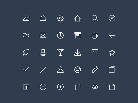 Freeline Icons素材之家精选sketch素材