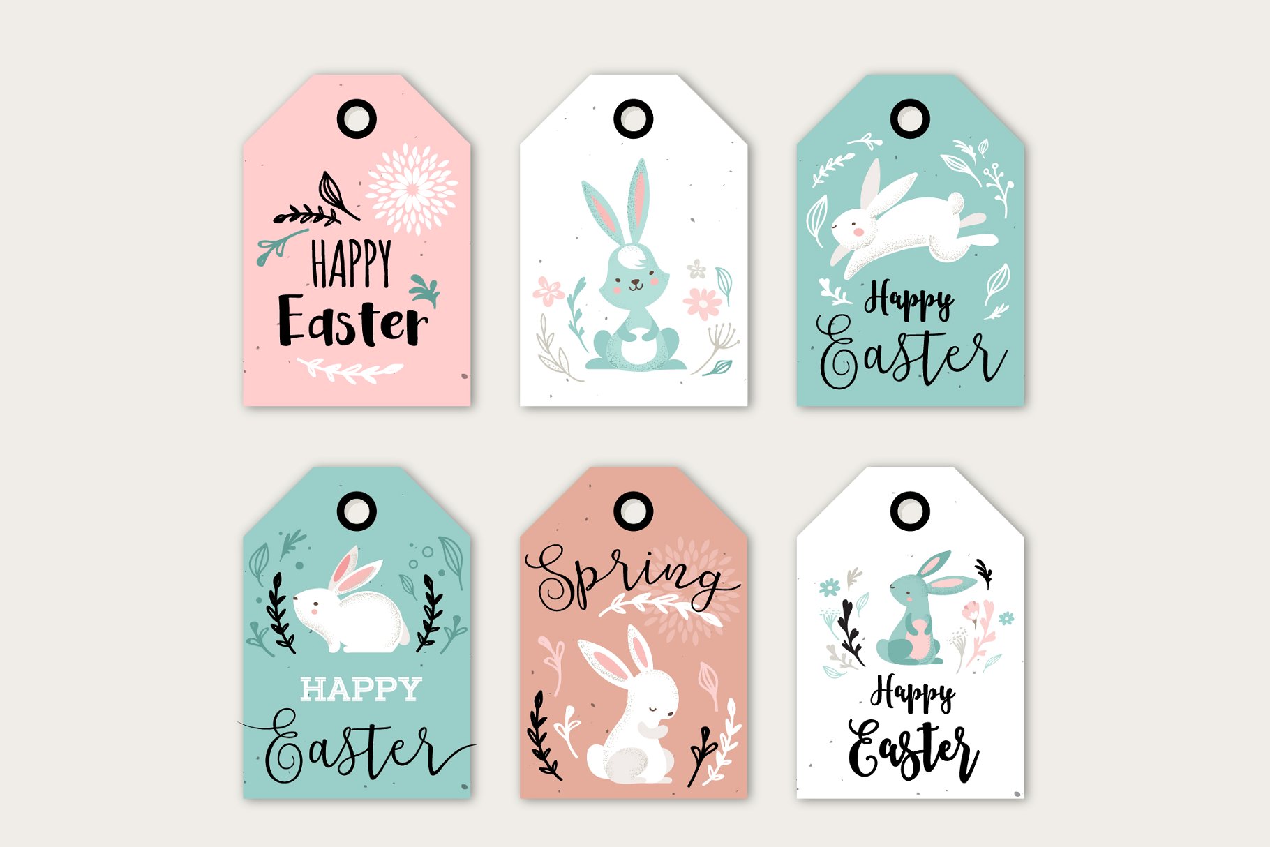 复活节节日元素插画素材 Easter – a huge collection插图(1)