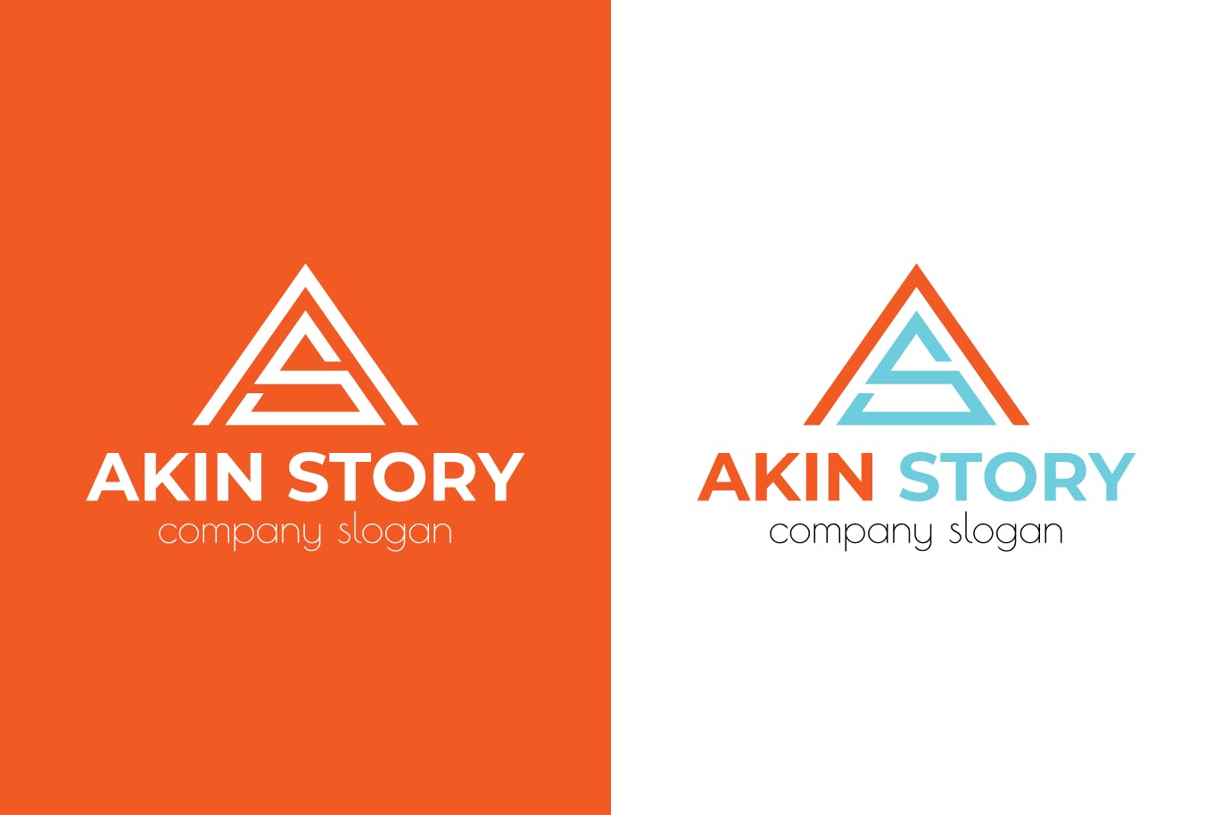 基于A字母图形的企业Logo设计素材库精选模板 Letter Based Business Logo Template插图(2)