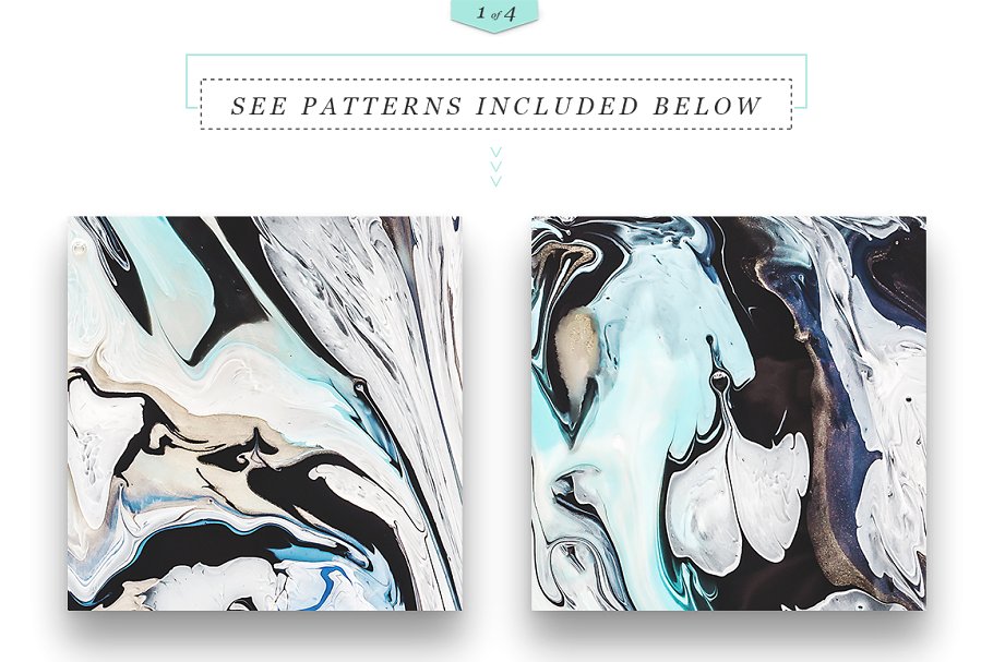 现代墨水纹理素材 Modern Ink & More Backgrounds插图(7)