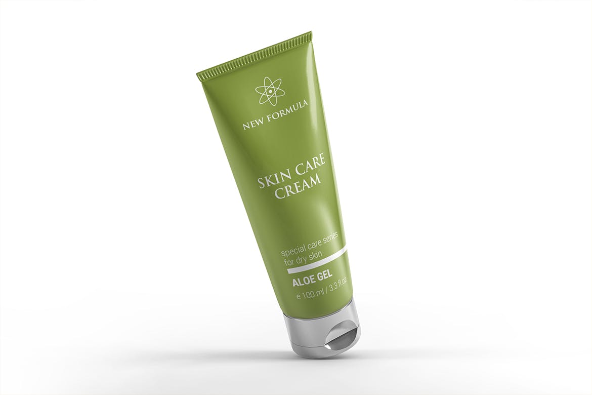 化妆品软管包装设计图素材库精选 Cosmetic Tube Mockup插图(2)