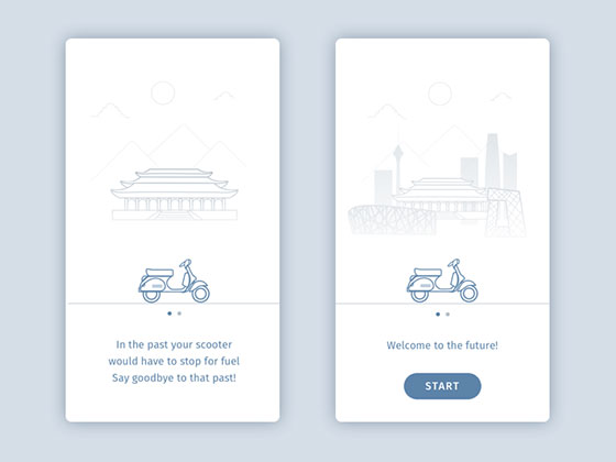 在中国闪屏界面素材之家精选sketch素材