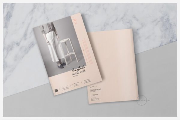 时尚创意类企业画册模板 Editorial Portfolio PSD • Noémi