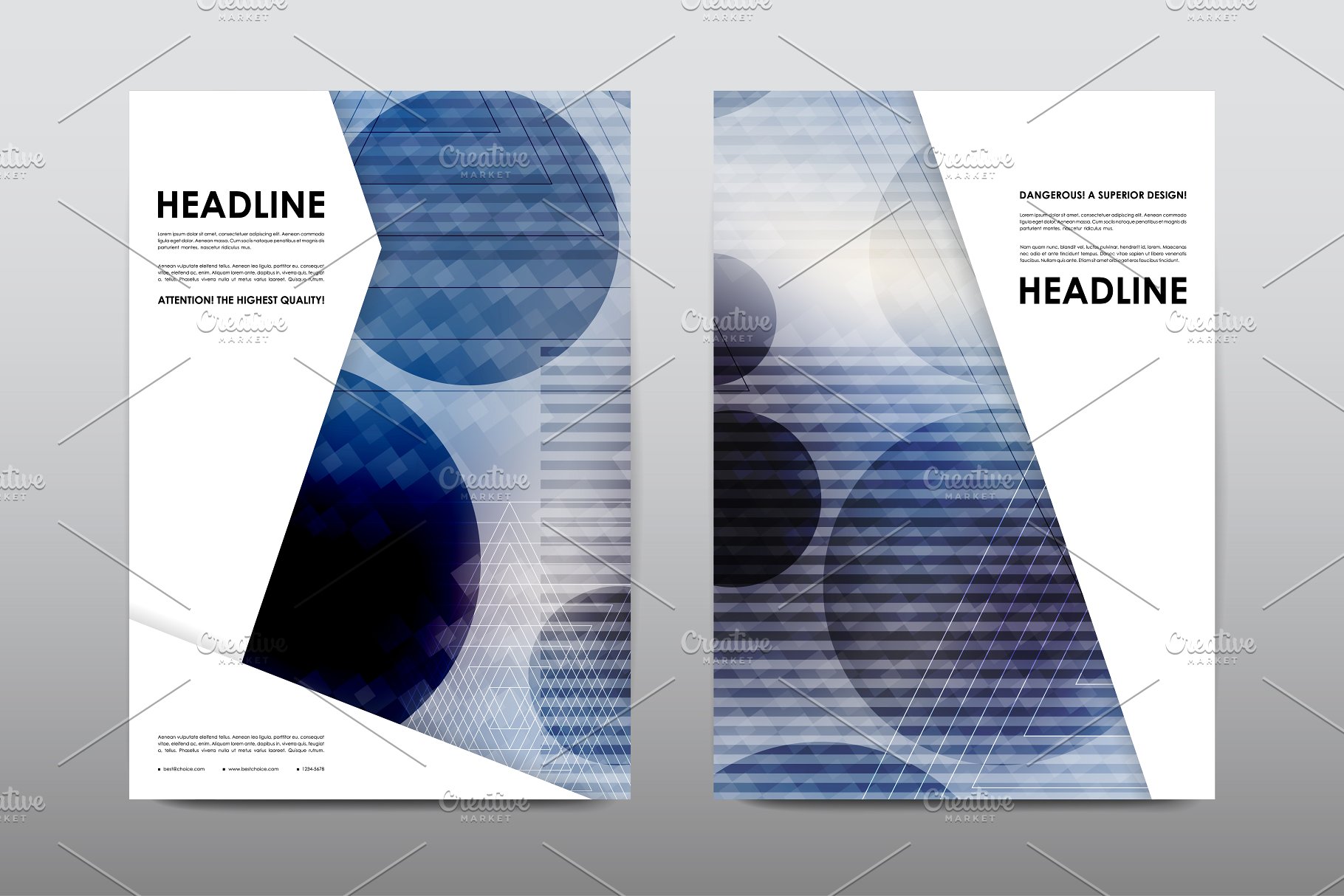 50+商业企业宣传小册子模板 50+ Business Brochures Bundle插图(52)