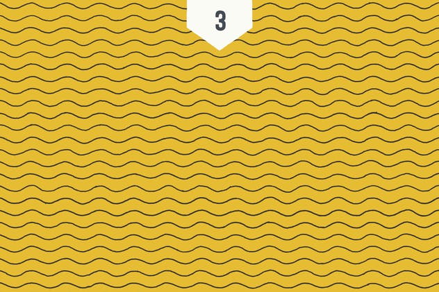 手绘风格线条图案背景纹理 Hand Illustrated Line Patterns插图(4)