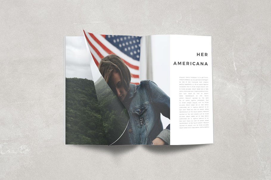 现代简约版式设计杂志模板 Graphature Magazine插图(4)