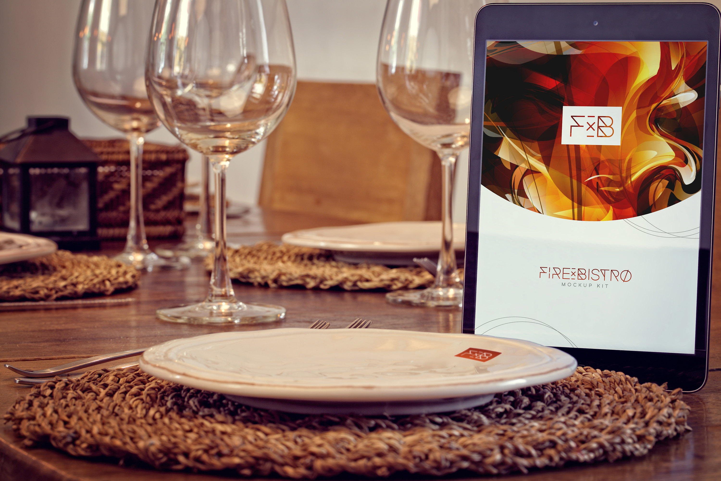 iPad Mini平板电脑实景样机模板 iPad Mini 3 Mockup插图