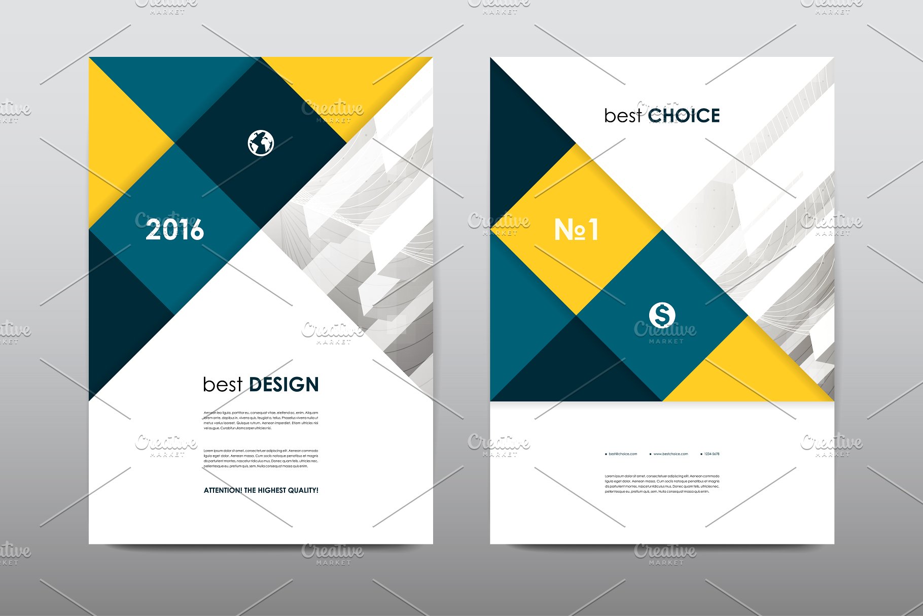 50+企业商业主题宣传小册子模板合集 50+ Business Brochures Bundle插图(44)