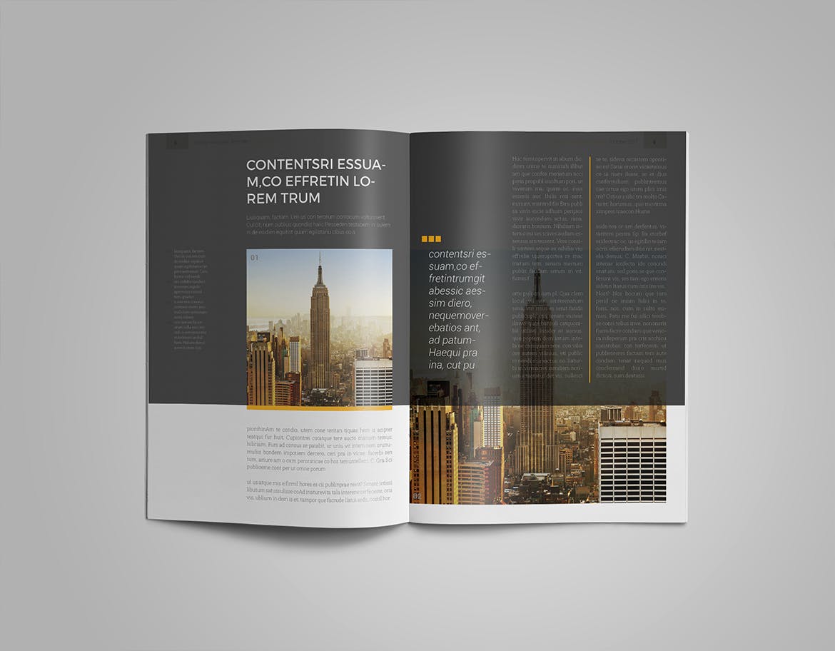 女性时尚主题素材库精选杂志版式设计InDesign模板 InDesign Magazine Template插图(4)