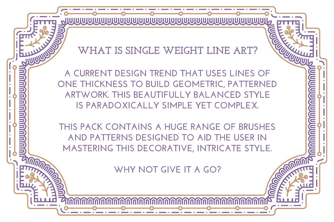 实验室物品线条图形AI笔刷&纹理 Single Weight Line Art Lab插图(3)