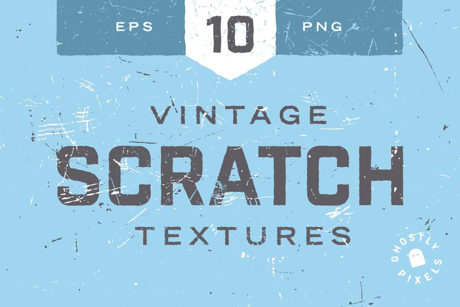 做旧划痕纹理 Scratch Textures插图