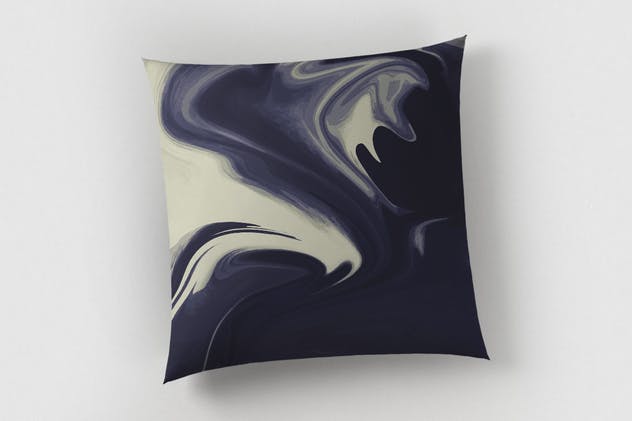 抽象流体颜料绘画艺术大理石纹理素材 Suminagashi Marble Textures插图(4)