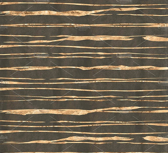 温暖金箔色调几何图案纹理 Ancient Geometric Gold & Textures插图(2)